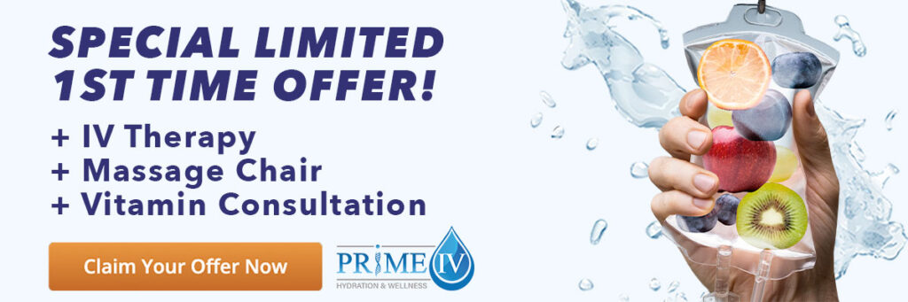 Prime IV Hydration & Wellness Location Offer