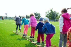 Group of children playing together