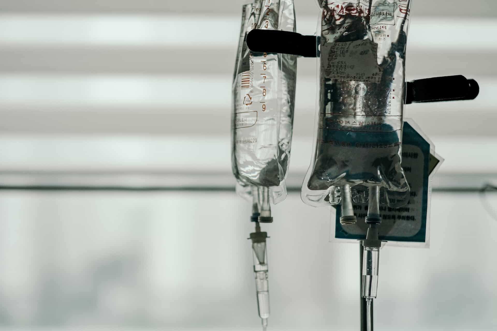 IV therapy bags 