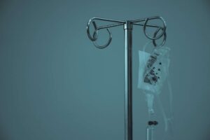 hanging IV bag