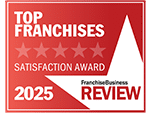 2025 top franchises award badge