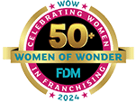 50+ women of wonder 2024 franchise award badge