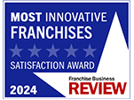 Most Innovative Franchises 2024 franchise award badge