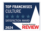 2024 top franchises culture award badge