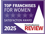 2025 top franchises for women award badge