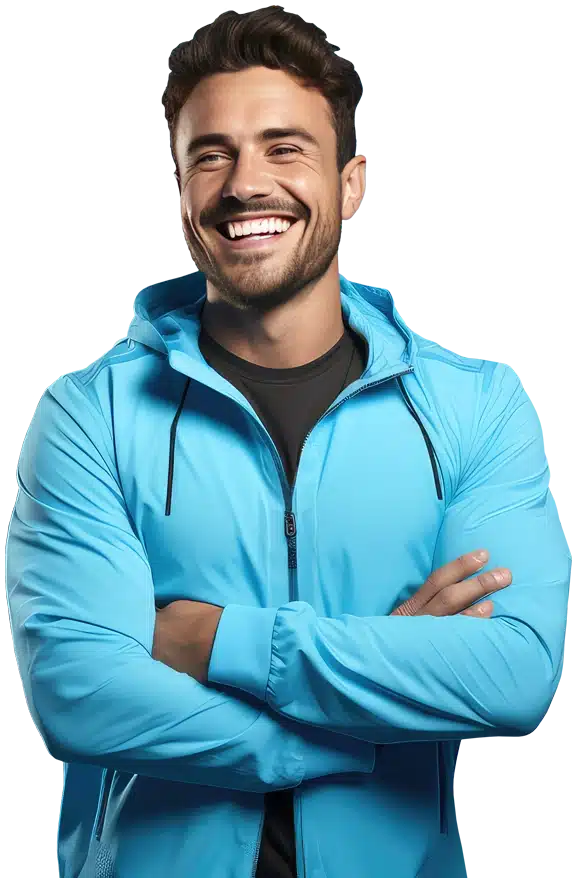 Man smiling because he has routine IV Therapy with Prime IV Hydration & Wellness Membership