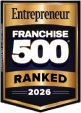 Ranked 2026 franchise 500 award badge