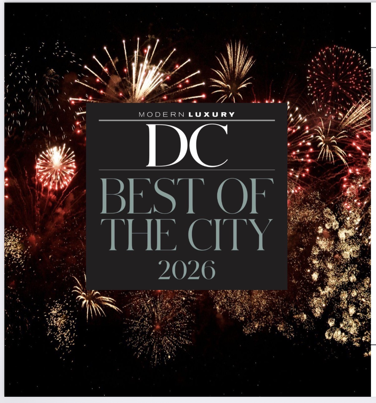 Best of the City DC award - Prime IV Merrifield